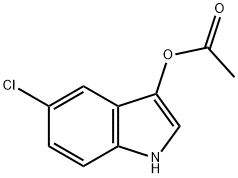 3-ACETYLOXY-5-CHLOROINDOLE Struktur