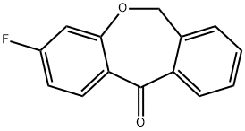 3-Fluorodibenz[b,e]oxepin-11(6H)-one Struktur