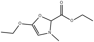 2-Oxazolecarboxylicacid,5-ethoxy-2,3-dihydro-3-methyl-,ethylester(9CI) Struktur