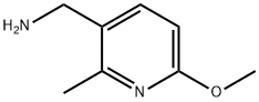 C-(6-Methoxy-2-Methyl-pyridin-3-yl)-MethylaMine Struktur