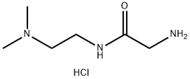 2-Amino-N-[2-(dimethylamino)ethyl]acetamidedihydrochloride Struktur