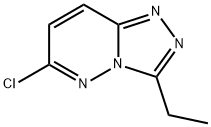 6-chloro-3-ethyl-[1,2,4]triazolo[4,3-b]pyridazine Struktur