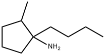 Cyclopentanamine, 1-butyl-2-methyl- (9CI) Struktur