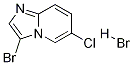 3-BroMo-6-chloroiMidazo[1,2-a]pyridine hydrobroMide Struktur