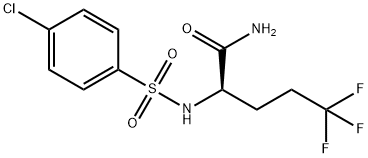 PentanaMide, 2-[[(4-chlorophenyl)sulfonyl]aMino]-5,5,5-trifluoro-, (2R)-