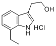 7-ETHYL-3-(2-HYDROXYETHYL)INDOLE HYDROCHLORIDE Struktur