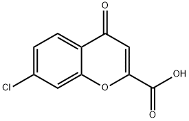 7-chloro-4-oxo-4H-chromene-2-carboxylic acid Struktur