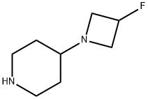 4-(3-Fluoro-azetidin-1-yl)-piperidine Struktur