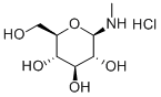 N-METHYL-BETA-D-GLUCOPYRANOSYLAMINE HYDROCHLORIDE Struktur