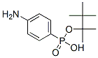 4-aminophenylphosphonic acid methyl-1,2,2-trimethylpropyl diester Struktur