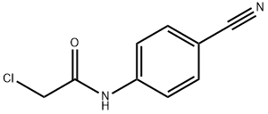 2-Chloro-N-(4-cyano-phenyl)-acetamide Struktur