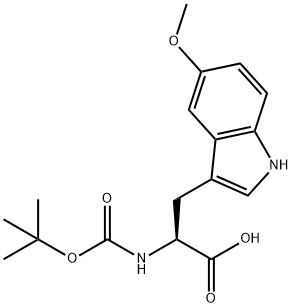 BOC-5-METHOXY-L-TRYPTOPHAN Struktur