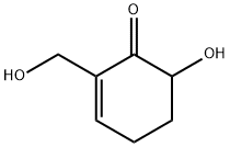 2-Cyclohexen-1-one, 6-hydroxy-2-(hydroxymethyl)- (9CI) Struktur