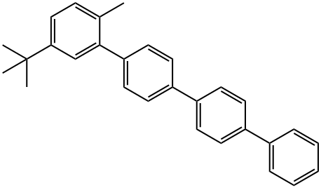 2-METHYL-5-TERT-BUTYL-P-QUATERPHENYL Struktur