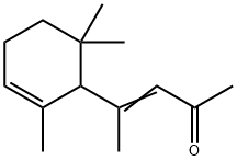 3-Penten-2-one, 4-(2,6,6-trimethyl-2-cyclohexen-1-yl) Struktur