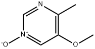 Pyrimidine, 5-methoxy-4-methyl-, 1-oxide (9CI) Struktur