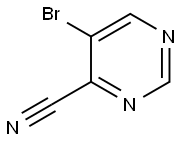 5-BROMO-4-CYANOPYRIMIDINE Struktur