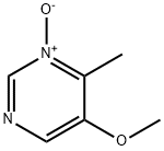 Pyrimidine, 5-methoxy-4-methyl-, 3-oxide (9CI) Struktur