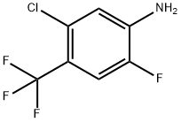 5-CHLORO-2-FLUORO-4-(TRIFLUOROMETHYL)ANILINE Struktur