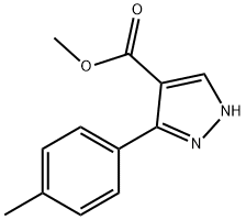 Methyl5-p-tolylpyrazole-4-carboxylate Struktur