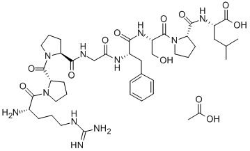 ARG-PRO-PRO-GLY-PHE-SER-PRO-LEU ACETATE SALT Struktur