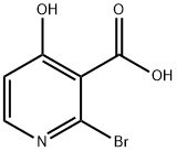 2-Bromo-4-hydroxypyridine-3-carboxylic acid Struktur