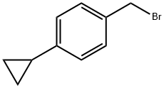 1-(bromomethyl)-4-cyclopropylbenzene Struktur