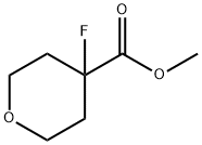 Methyl 4-fluorotetrahydro-2H-pyran-4-carboxylate Struktur