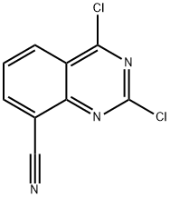 2,4-Dichloro-quinazoline-8-carbonitrile Struktur