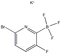 Potassium 6-bromo-3-fluoropyridine-2-trifluoroborate Struktur