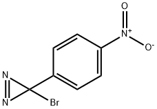 3-Bromo-3-(4-nitrophenyl)-3H-diazirine Struktur