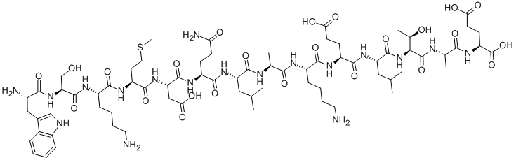 TRP-SER-LYS-MET-ASP-GLN-LEU-ALA-LYS-GLU-LEU-THR-ALA-GLU Struktur