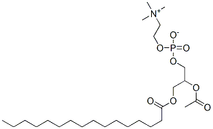 3,5,9-Trioxa-4-phosphapentacosan-1-aminium,7-(acetyloxy)-4-hydroxy-N,N,N-trimethyl-10-oxo-,innersalt,4-oxide(9CI] Struktur