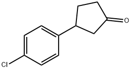 3-(4-CHLOROPHENYL)CYCLOPENTANONE Struktur