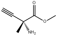 3-Butynoicacid,2-amino-2-methyl-,methylester,(R)-(9CI) Struktur