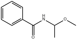 Benzamide,  N-(1-methoxyethyl)- Struktur