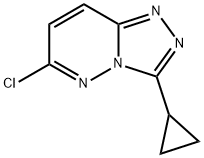 6-Chloro-3-cyclopropyl-[1,2,4]triazolo[4,3-b]pyridazine Structure