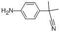 2-(4-AMINOPHENYL)-2-METHYLPROPANENITRILE Structure