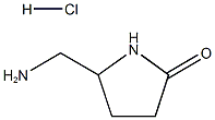 5-(AMINOMETHYL)PYRROLIDIN-2-ONE HYDROCHLORIDE Struktur