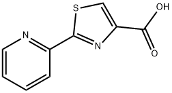 2-pyridin-2-yl-1,3-thiazole-4-carboxylic acid Struktur