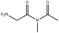 Acetamide, N-acetyl-2-amino-N-methyl- (9CI) Struktur