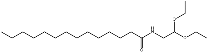 N-myristoyl glycinal diethylacetal Struktur