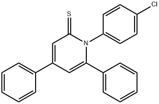 1-(4-Chlorophenyl)-4,6-diphenyl-2(1H)-pyridinethione Struktur