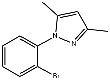 1-(2-Bromophenyl)-3,5-dimethyl-1H-pyrazole Struktur