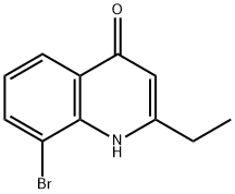 8-broMo-2-ethylquinolin-4-ol Struktur