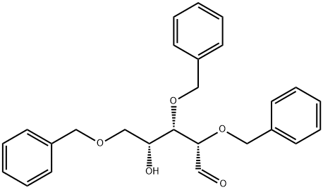 2,3,5-TRI-O-BENZYL-D-LYXOFURANOSE Struktur