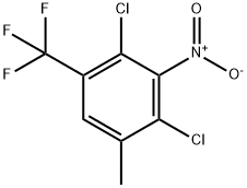 2,4-Dichloro-5-trifluoromethyl-3-nitrotoluene Struktur