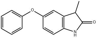 5-PHENOXY-3-METHYLINDOLINE-2-ONE Struktur