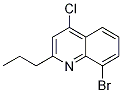 8-broMo-4-chloro-2-propylquinoline Struktur