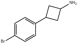 3-(4-BroMophenyl)cyclobutanaMine Struktur